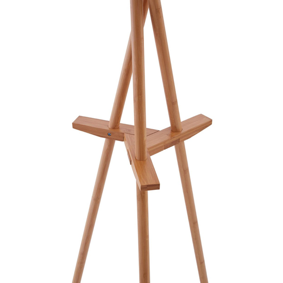 Rosta Bamboo Wooden Coat Stand In Natural