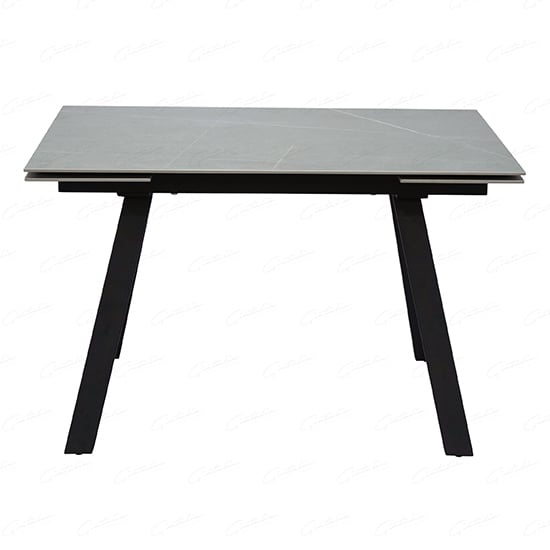 Rostock Extending Stone Dining Table Small In Amani Grey_2