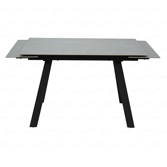 Rostock Extending Stone Dining Table Small In Amani Grey_3