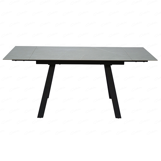 Rostock Extending Stone Dining Table Small In Amani Grey_4