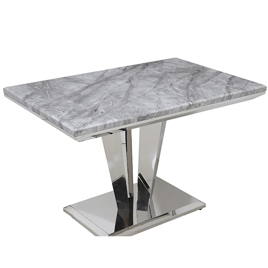 Rouen Marble Dining Table Large Rectangular In Grey_2
