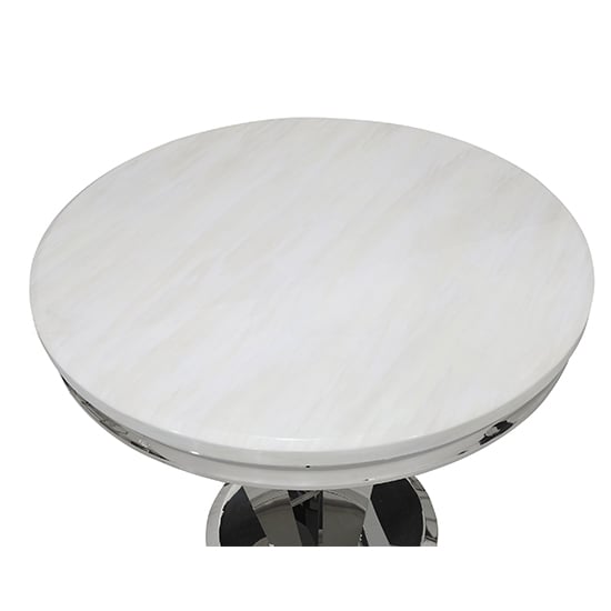 Rouen Marble Dining Table Large Round In White_2