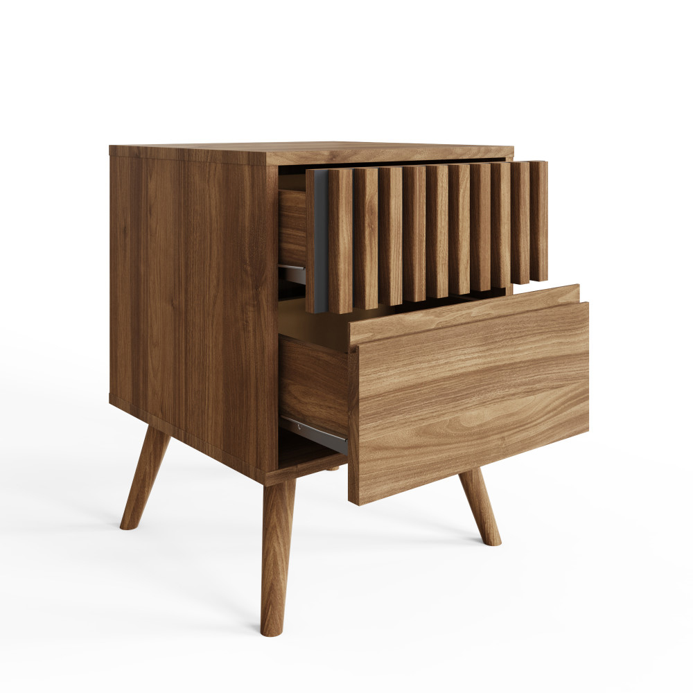 Rowen Wooden Bedside Cabinet in Oak