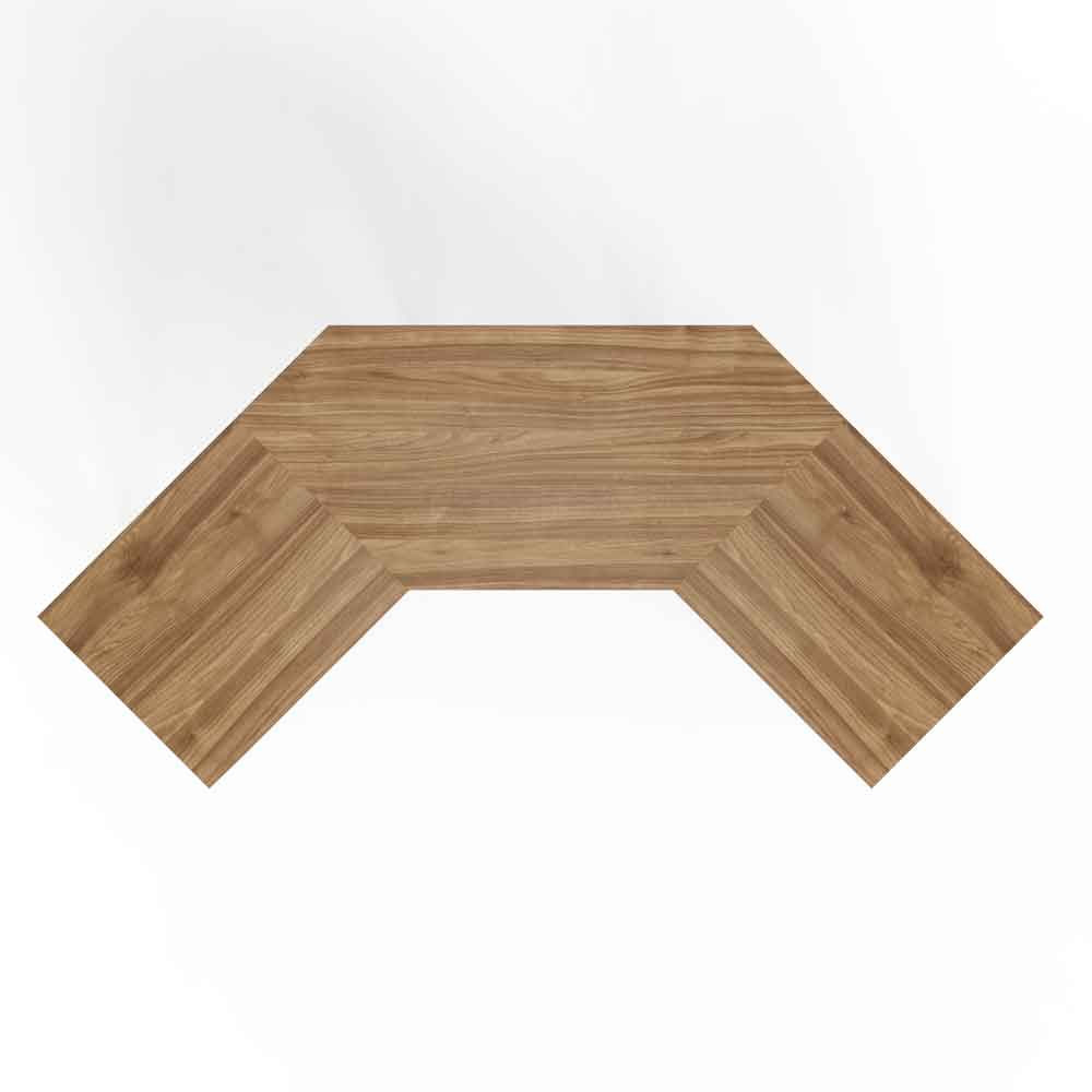 Rowen Wooden Corner TV Stand with 2 Doors in Oak