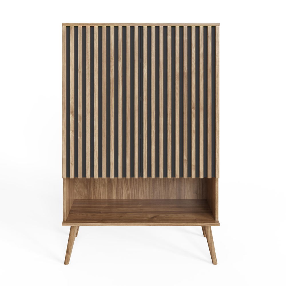 Rowen Wooden Shoe Cabinet with 2 Doors in Oak