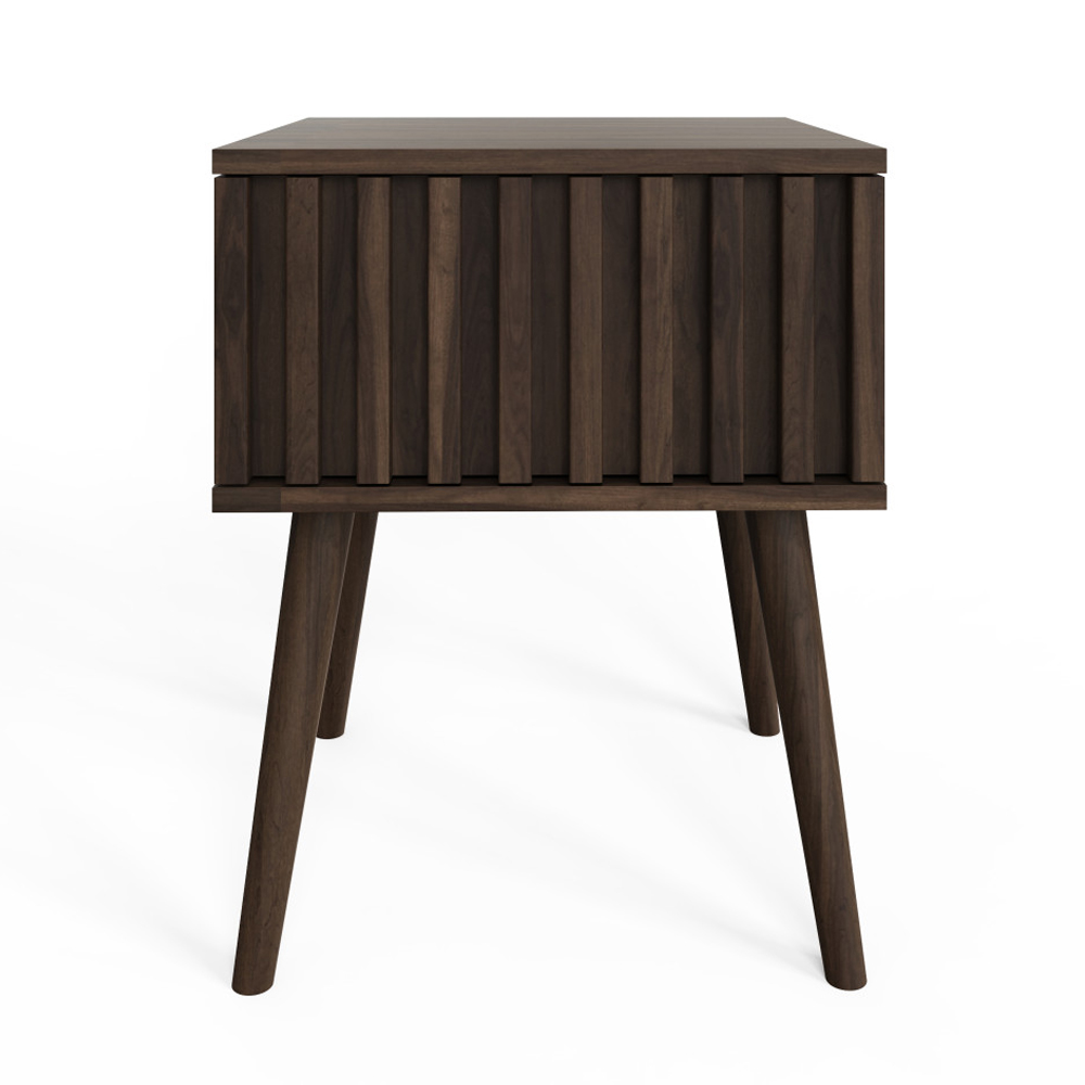 Rowen Wooden Side Table in Walnut