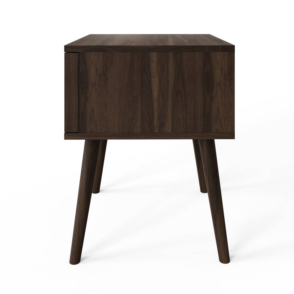 Rowen Wooden Side Table in Walnut