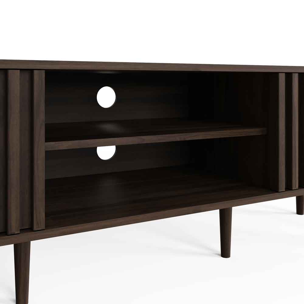 Rowen Wooden TV Stand with 2 Doors in Walnut