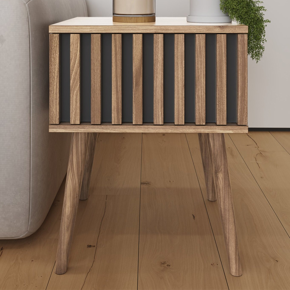 Roxboro Wooden Lamp Table In Oak