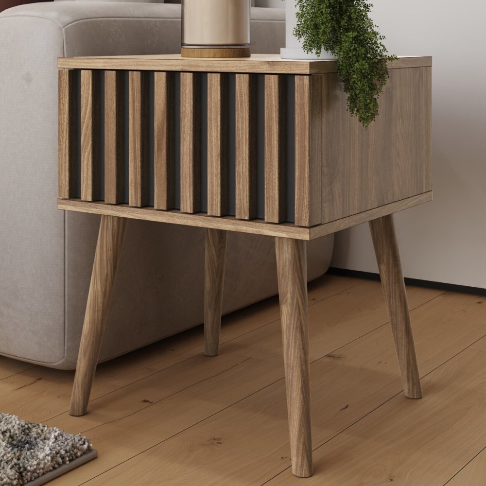 Roxboro Wooden Lamp Table In Oak