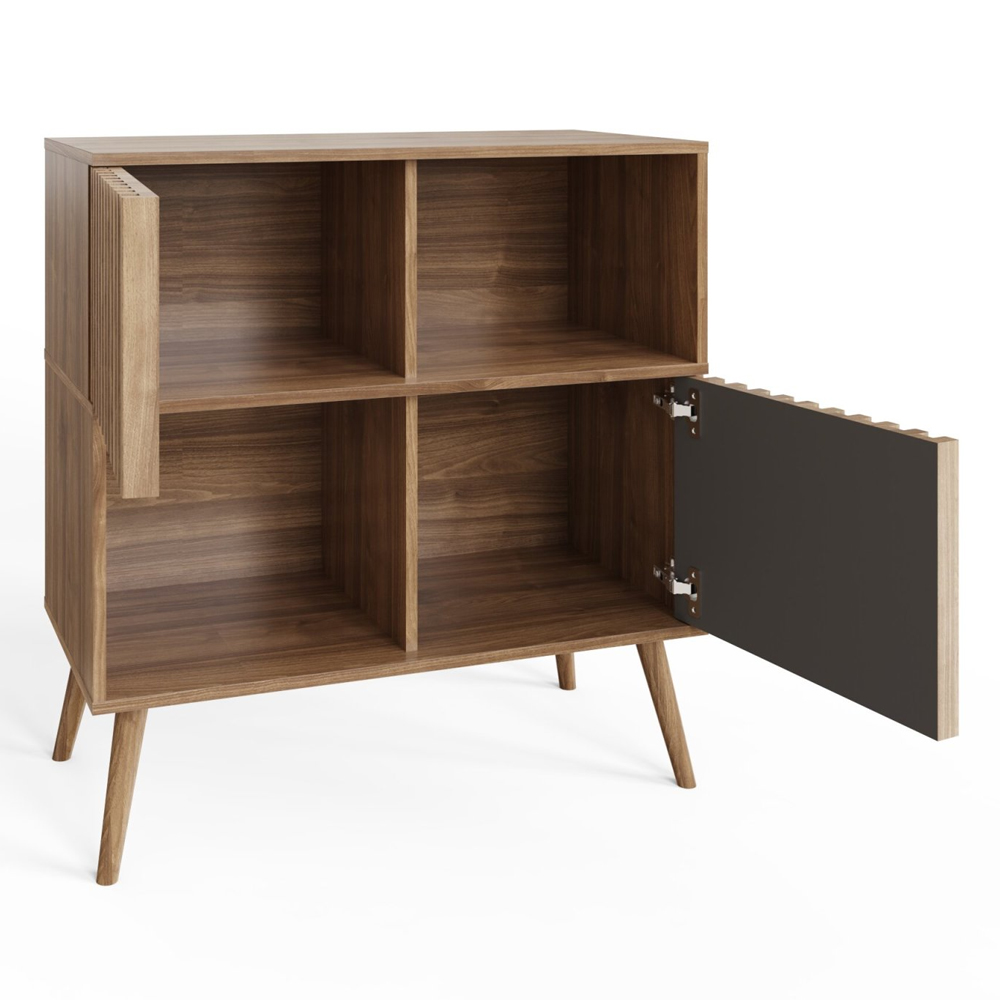Roxboro Wooden Storage Cabinet With 2 Doors In Oak