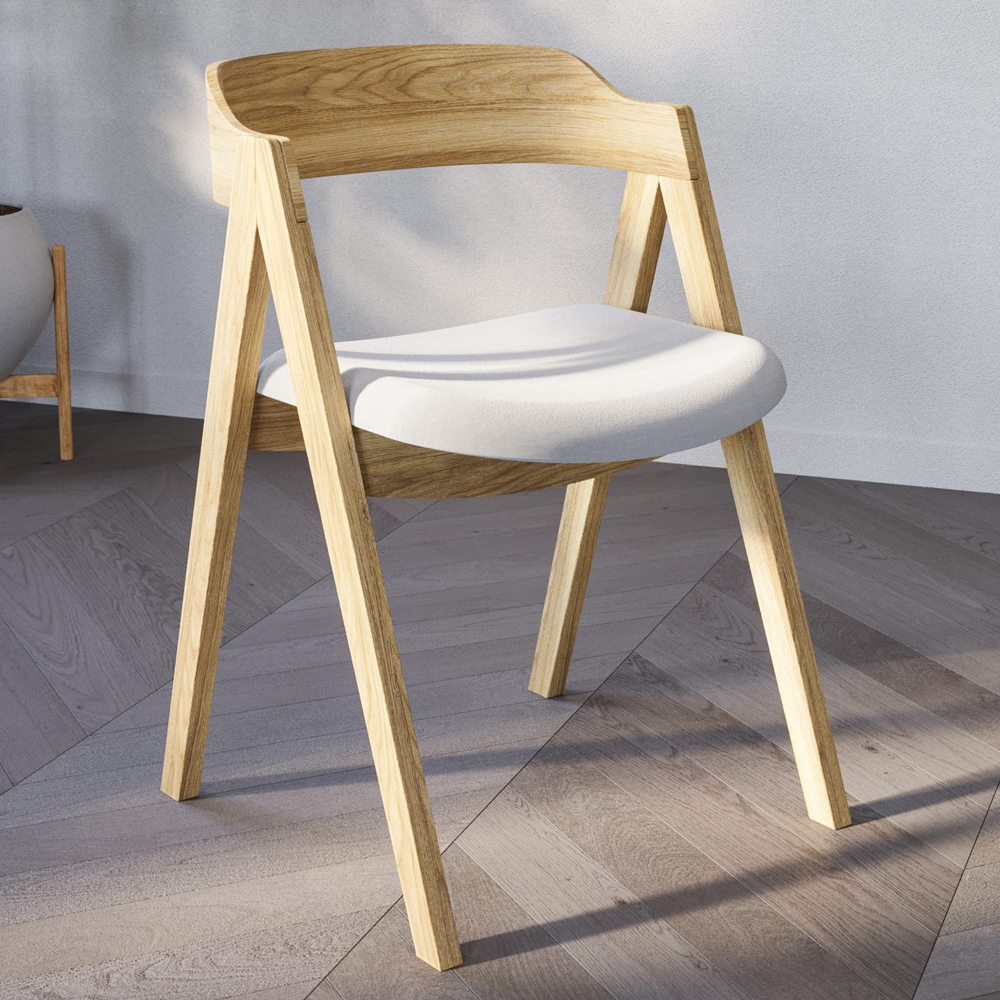Rumbek Wooden Extending Dining Table With 6 Chairs In Natural