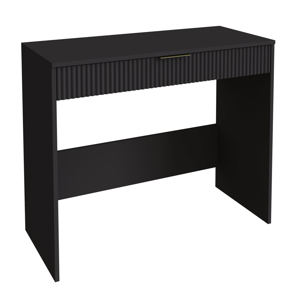 Rutland Wooden Laptop Desk With 1 Drawer In Black
