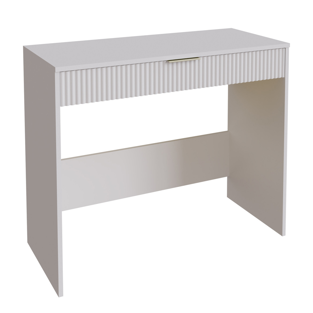Rutland Wooden Laptop Desk With 1 Drawer In White