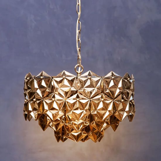 Rydall Smoked Grey Glass Chandelier Ceiling Light In Nickel
