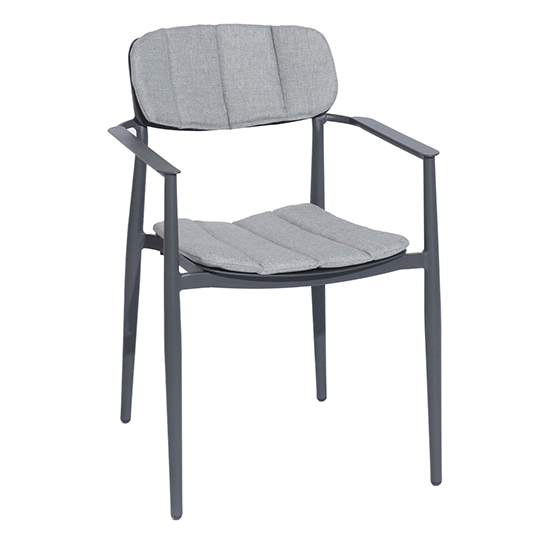 Rykon Extending Grey Glass Dining Table With 12 Armchairs_4