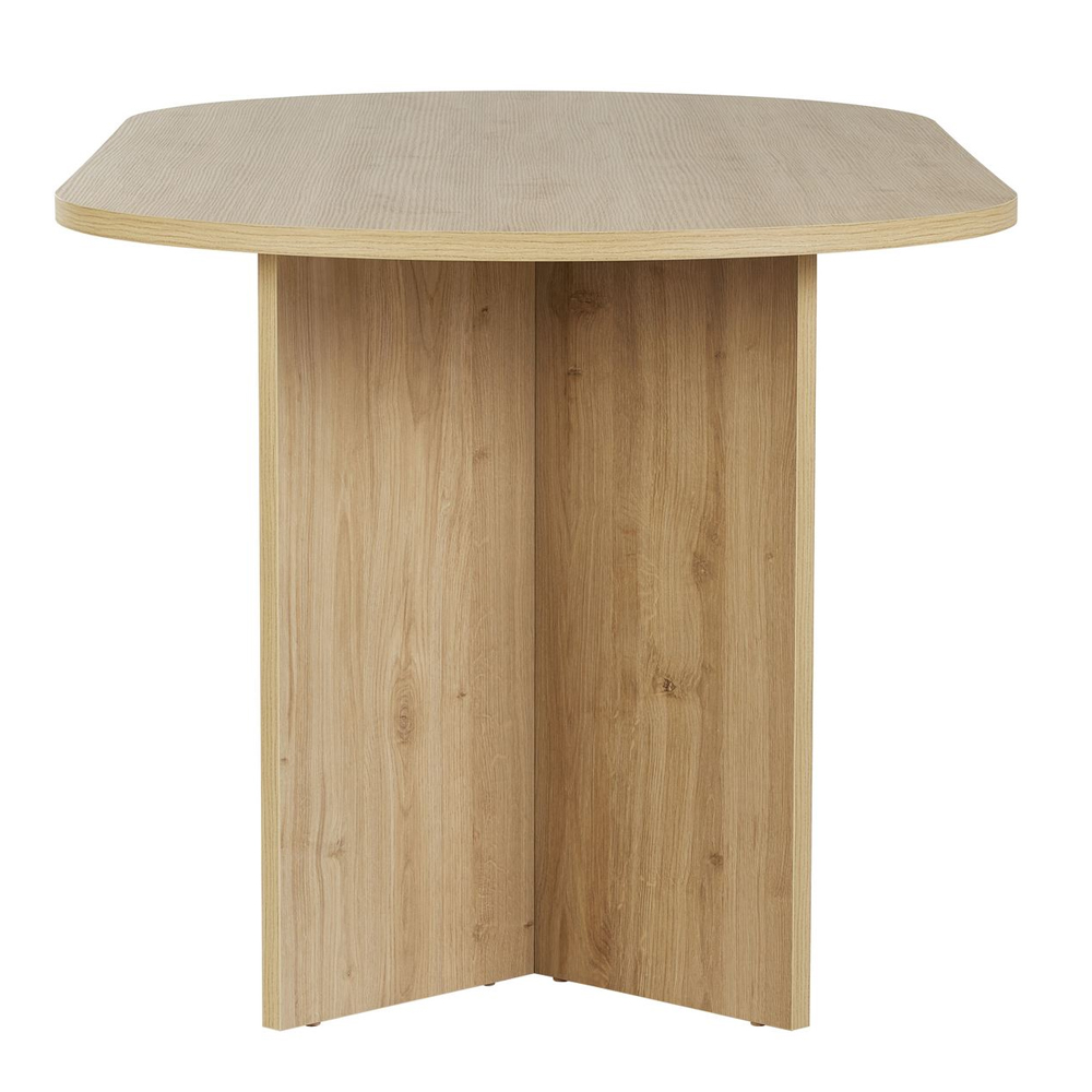 Sablio Oval Wooden Dining Table in Cadiz Oak