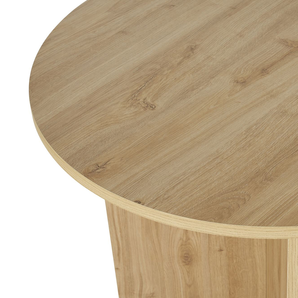 Sablio Oval Wooden Dining Table in Cadiz Oak