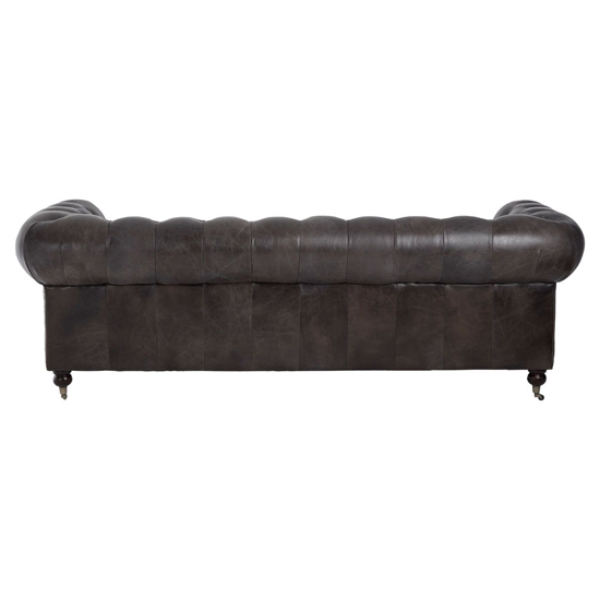 Sadalmelik Upholstered Leather 3 Seater Sofa In Dark Grey_6