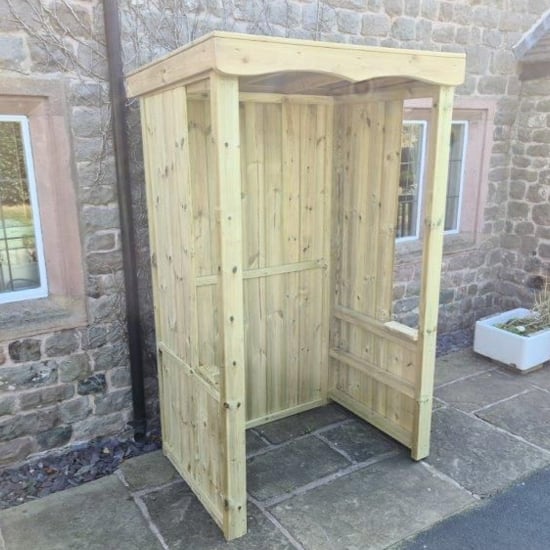 Read more about Sagen small poly smoking shelter in natural
