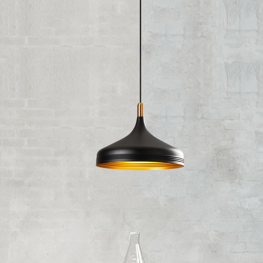 Saglam Metal Ceiling Pendant Light in Black and Antique