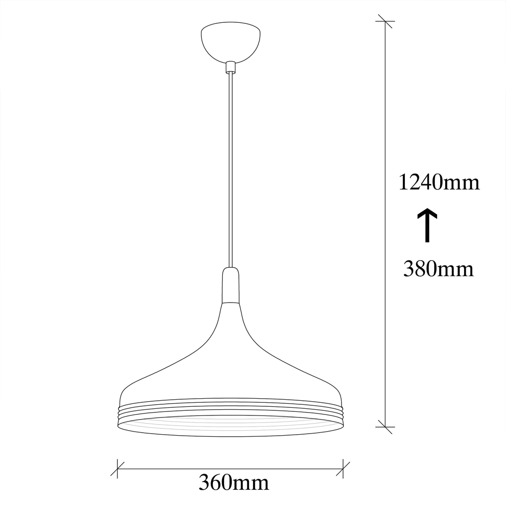 Saglam Metal Ceiling Pendant Light in Black and Antique