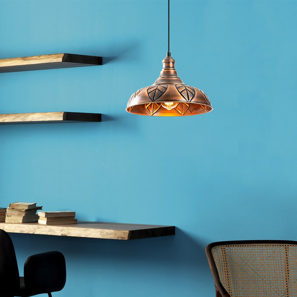Saglam Metal Ceiling Pendant Light in Copper