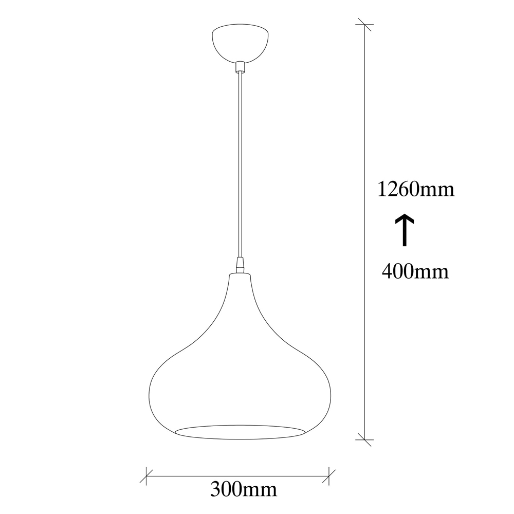 Saglam Metal Fat Bell Shape Ceiling Pendant Light in Black and Gold