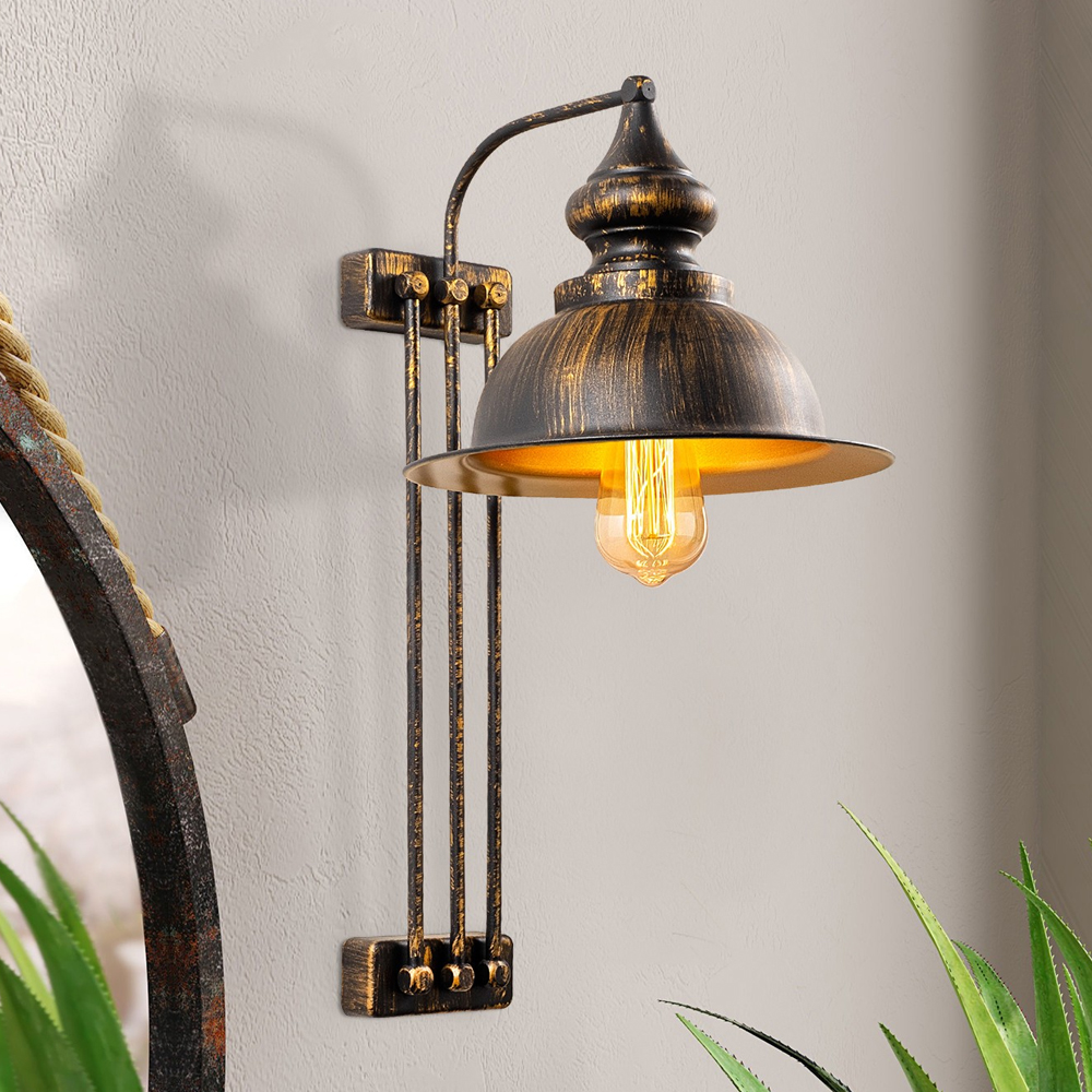 Saglam Metal Wall Light in Antique