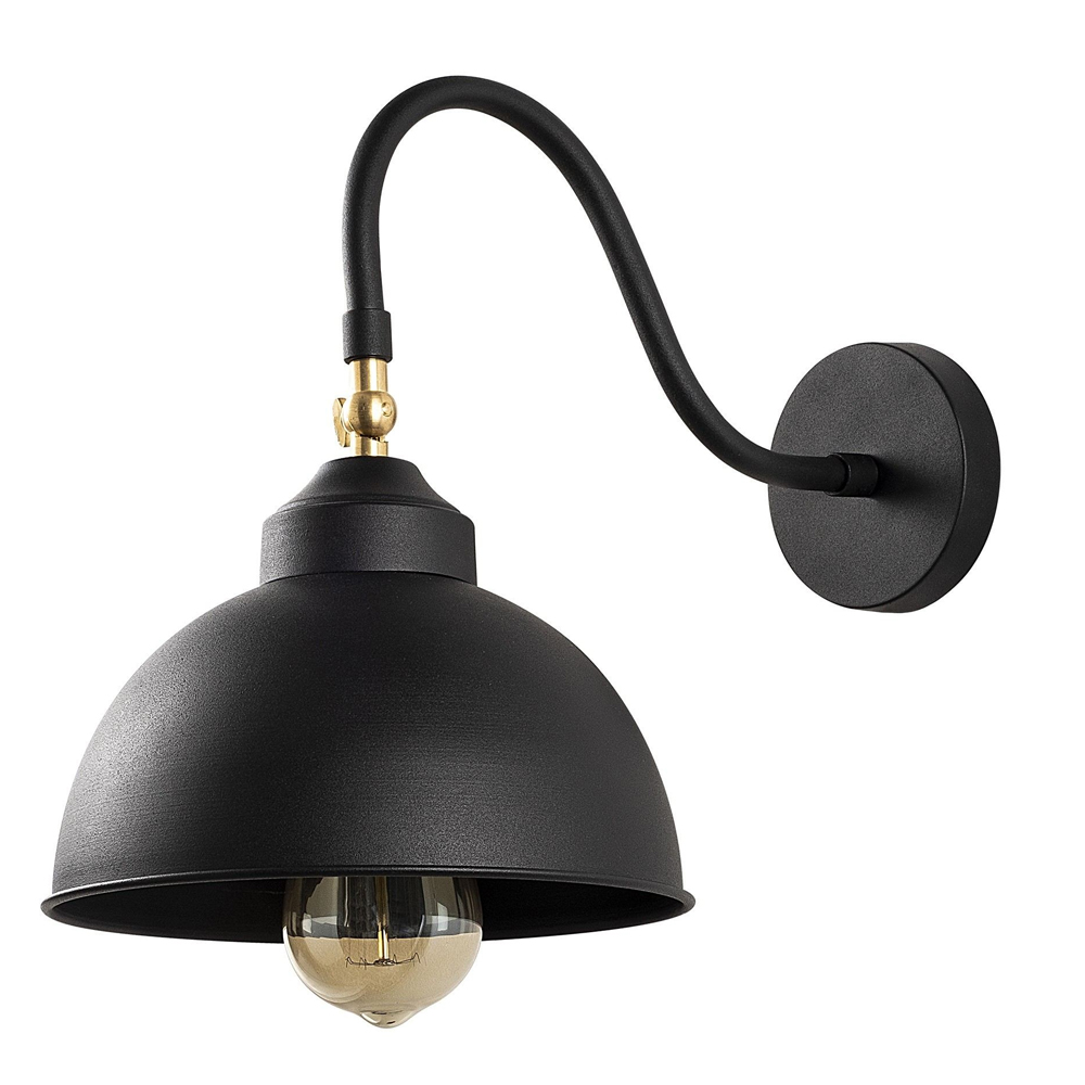 Saglam Metal Wall Light in Black