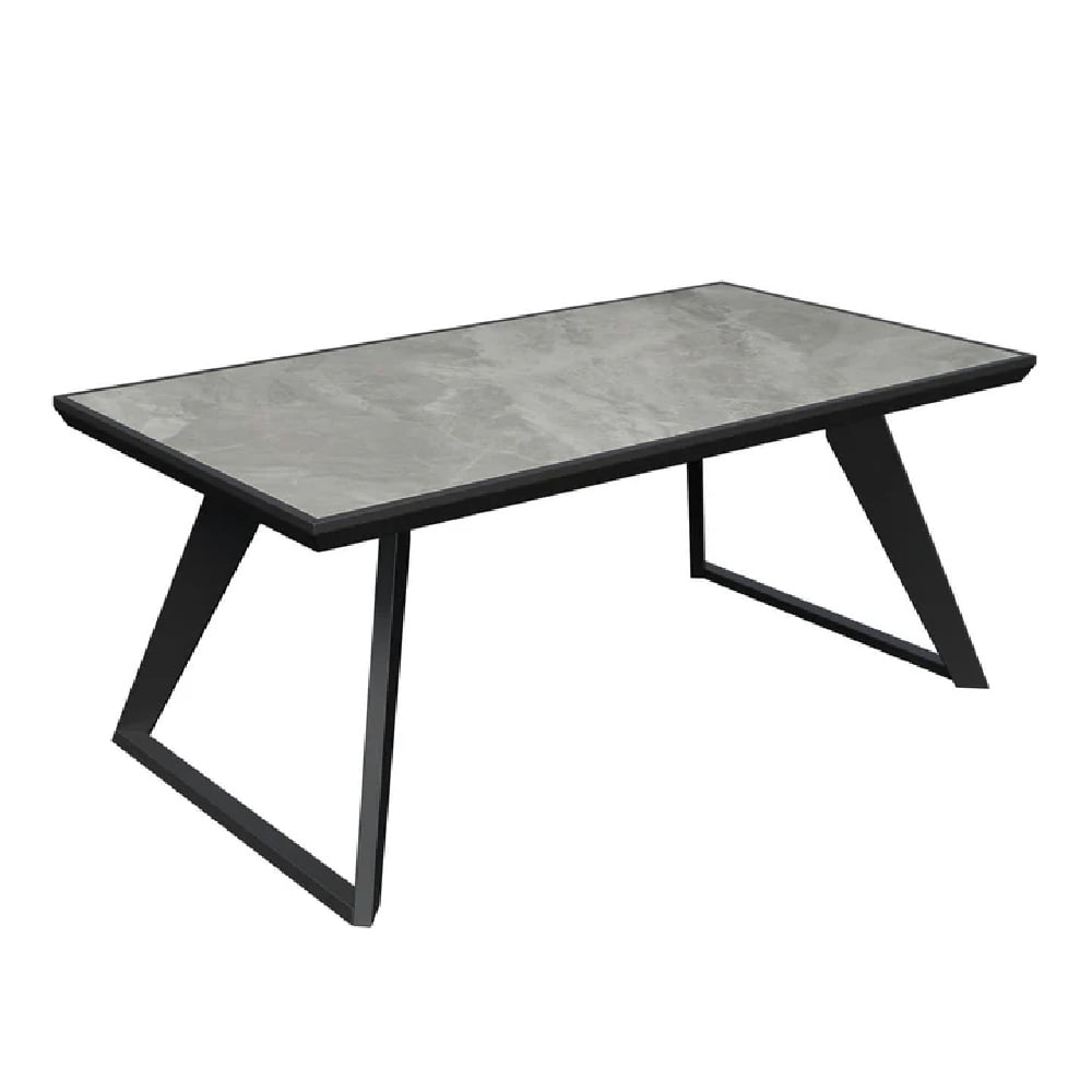 Read more about Sahuarita ceramic rectangular coffee table in grey