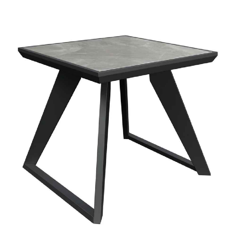 Read more about Sahuarita ceramic square side table in grey