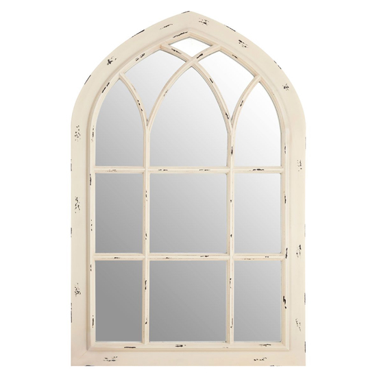 Sake Window Design Wall Bedroom Mirror In Chinese Oak Frame_2