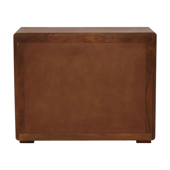 Saki Sheesham Wood Sideboard With 2 Doors In Acacia