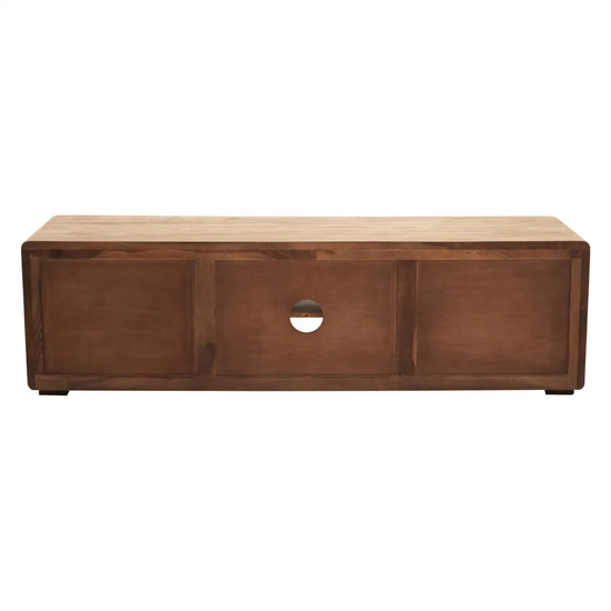 Saki Sheesham Wood TV Stand 1 Door 2 Drawers In Acacia