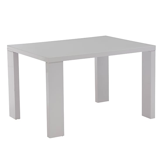 Sako Small Glass White Dining Table 4 Montila Purple Chairs_2