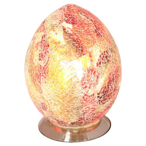 Photo of Mosaic red egg lamp