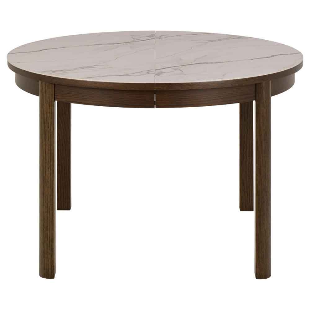 Salida Ceramic Top Extending Dining Table - Smoked Oak