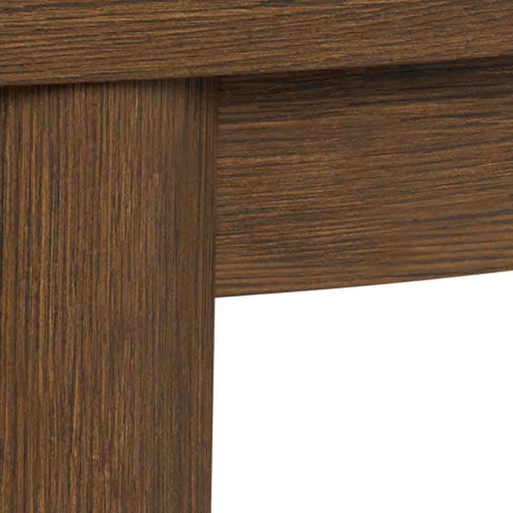 Salida Ceramic Top Round Coffee Table - Smoked Oak