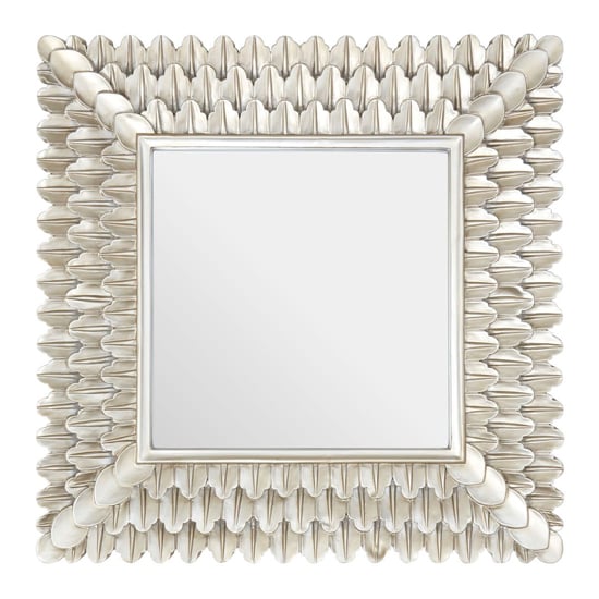 Sally Square Wall Bedroom Mirror In Luxurious Gold Frame_2