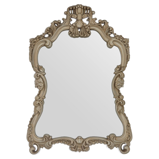 Salma Wall Bedroom Mirror In Luxurious Gold Frame