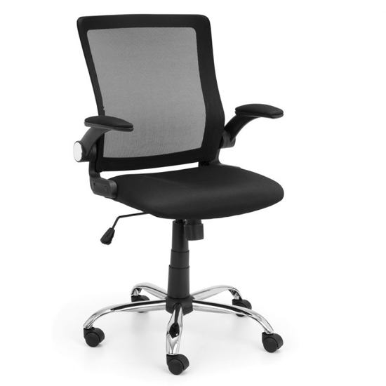 Salome Wooden Laptop Desk With Ickett Black Chair