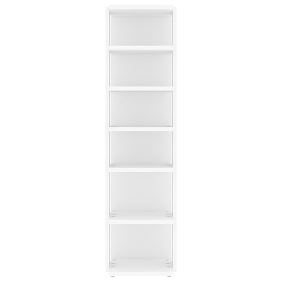 Saloso Set Of 2 Wooden Shoe Storage Racks In White
