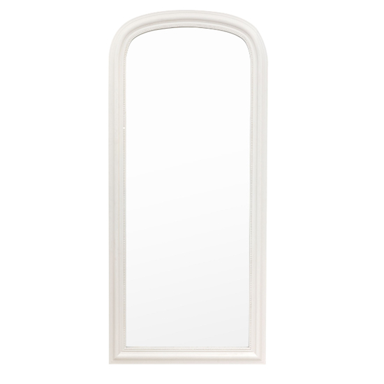 Salta Arch Wall Mirror In Stone Wooden Frame thumbnail