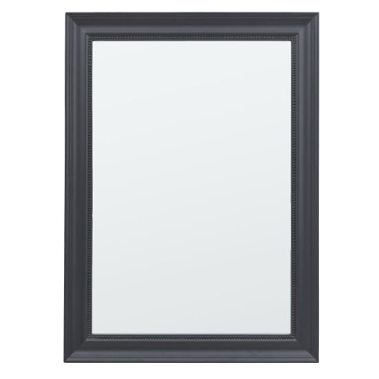 Salta Large Wall Mirror In Lead Wooden Frame
