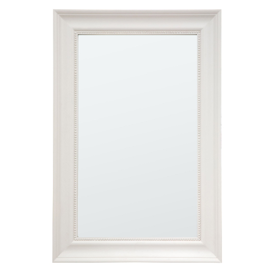 Salta Small Wall Mirror In Stone Wooden Frame