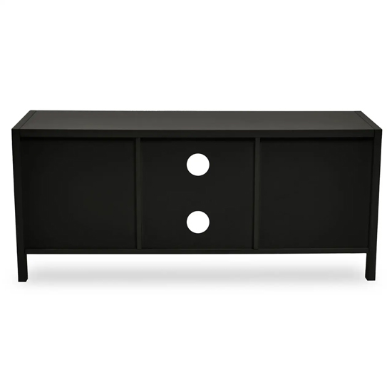 Salta Wooden TV Stand With 2 Doors In Black