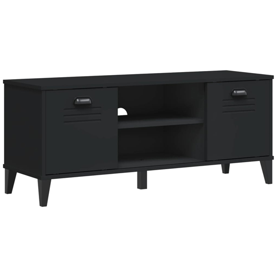 Widnes Wooden Shoe Storage Bench In Black