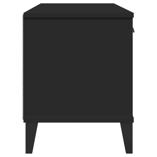 Widnes Wooden Shoe Storage Bench In Black