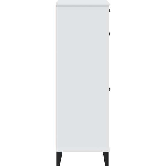 Widnes Wooden Shoe Storage Cabinet In White